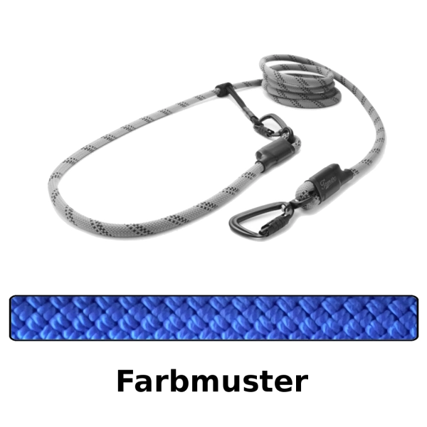 EASYLONG Hundeleine TWIST - L - 4m - königsblau